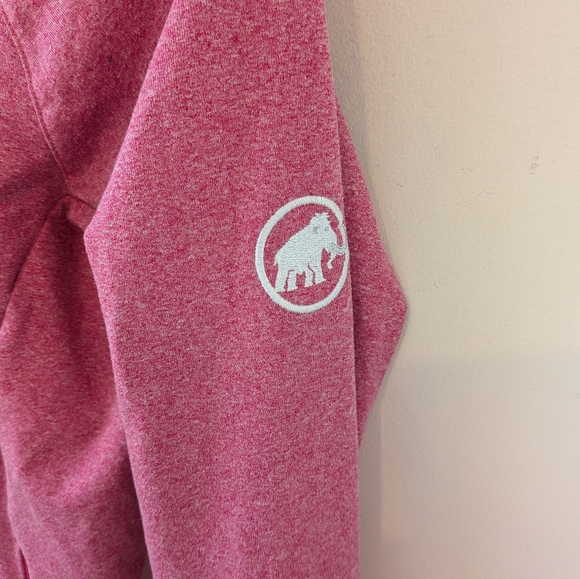 Mammut Women's Pink Red Nair ML Full Zip Athletic Jacket XS Hiking Outdoor - Picture 3 of 7